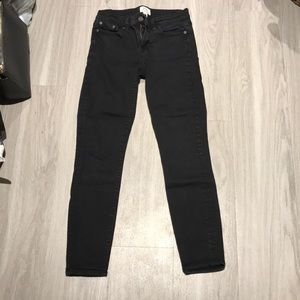 J Crew toothpick jeans in black